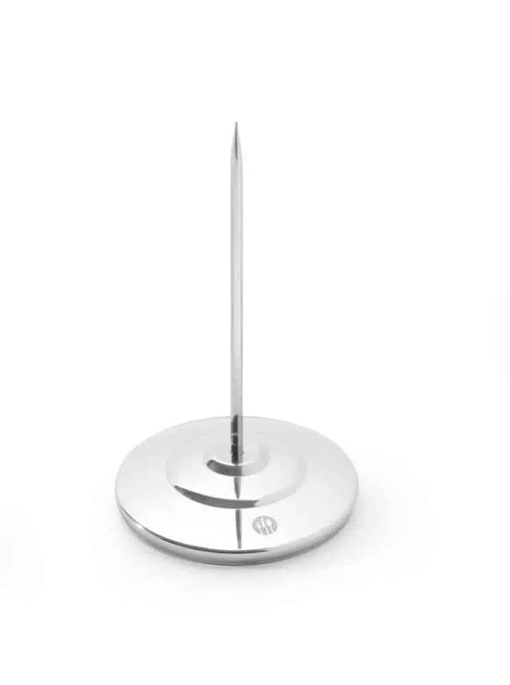 Bonspyd i blank aluminium, ø80x(h)150mm, skruer eller klæb inkluderet