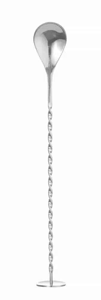 Cocktail ske med muddler, tulipanhåndtag, 27x27x(h)266mm
