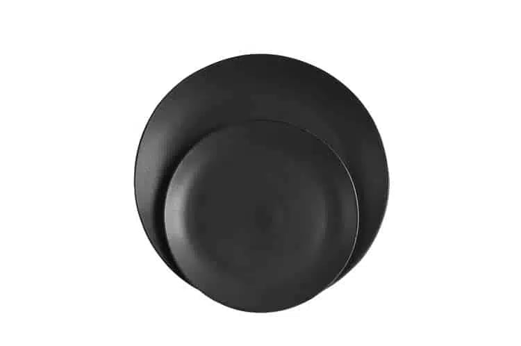 Tallerken coupe | Ø20 – Ø26.5 cm | Gastro Black – Stentøj