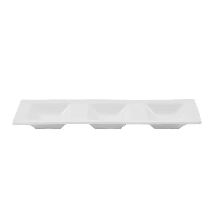 ***Nobel ‘Bits and Bites’ Serv. fad ‘Trio’ 30x10cm.