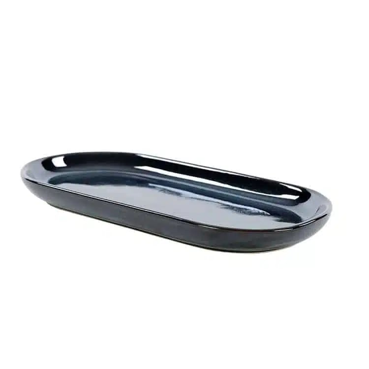 Kaitø Indigo Blue Skål oval Ø28 x 14 cm.