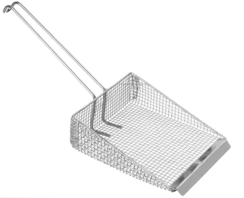 Vægmonteret chips skovl, 335x175mm med nem tømning
