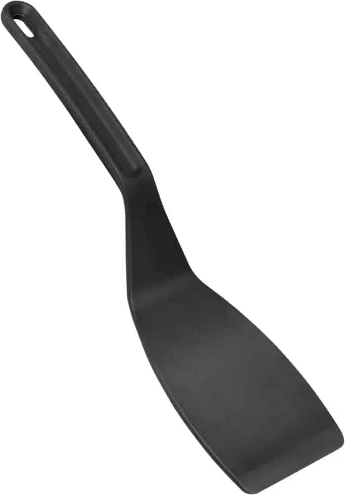 Vinklet stegepande-spatel, sort, (L)325mm, Hendi