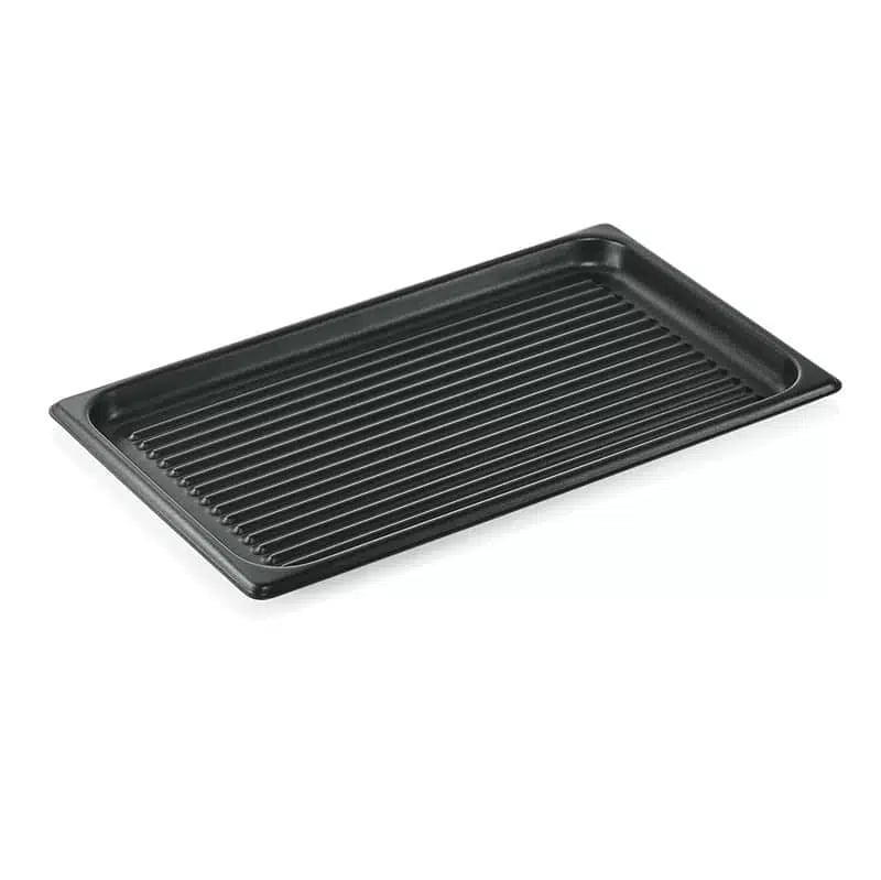Bageplade, alu m/riller, non-stick, 1/1GN