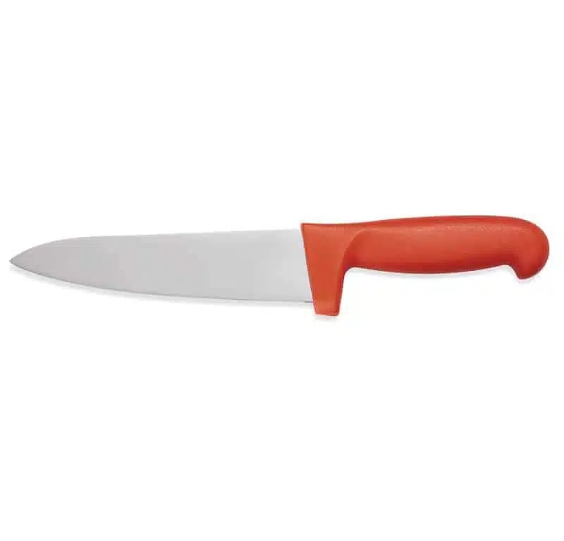 Kokkekniv HACCP, Rød, Rustfrit stål, 18 cm