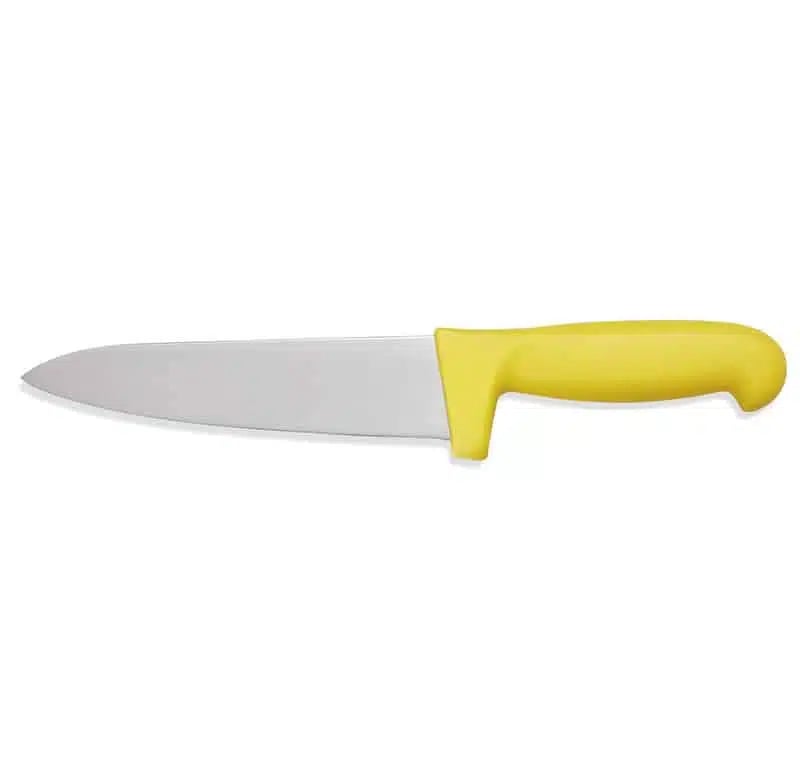 Kokkekniv HACCP, Gul, Rustfrit stål, 18 cm