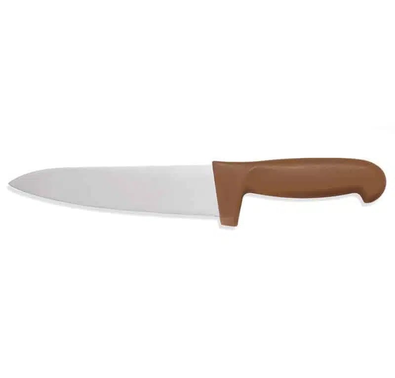 Kokkekniv HACCP, Brun, Rustfrit stål, 18 cm