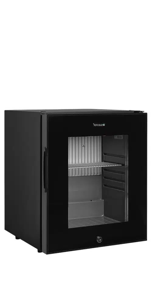 TM33G Sort Minibar med 26L Kapacitet og Lås