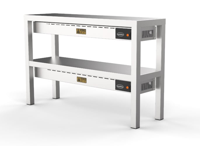 Combisteel – OVERSHELF KERAMISK OPVARMET 2 NIVEAUER 1000  6 VARMELEGEMER AF 250W