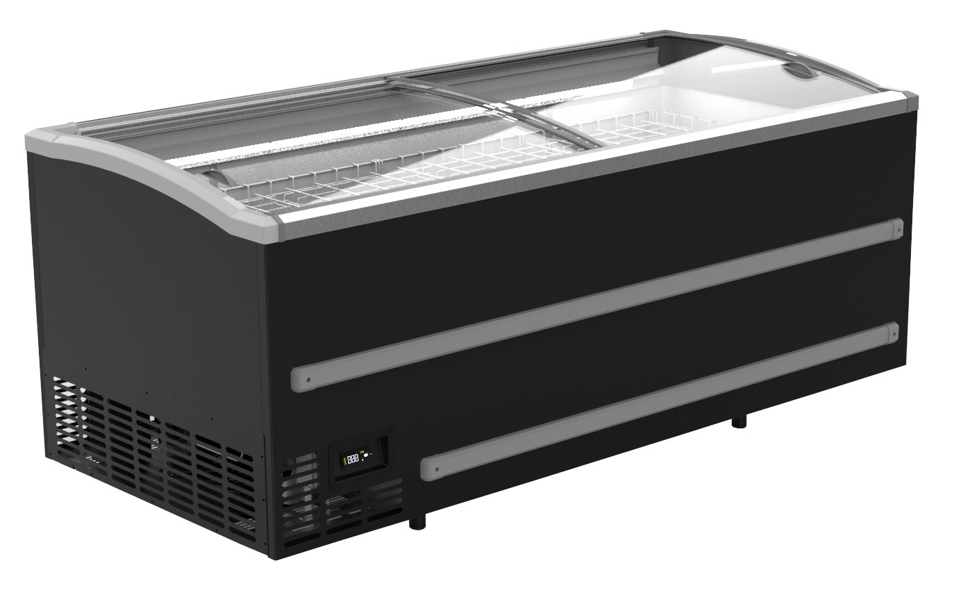 Combisteel – SUPERMARKED BRYSTFRYSER SORT 1880 AUTOMATISK AFSTØDNING