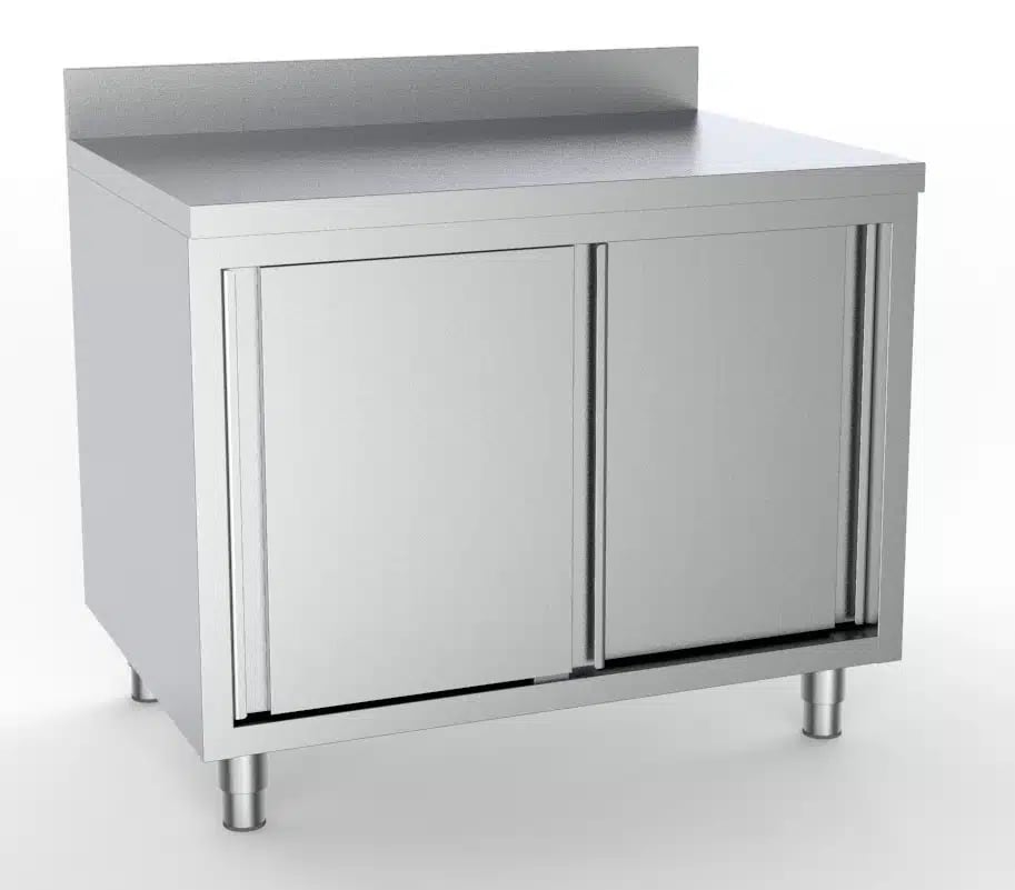 Combisteel – 700 ARBEJDSBORD SKYDEDØRE BAGKANT 1200