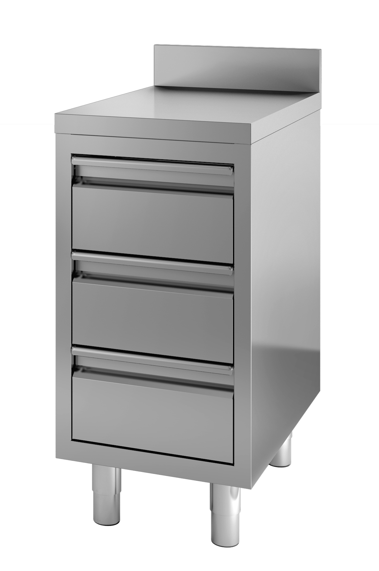 Combisteel – 700 ARBEJDSBORD MED SKUFFER OPKANT 600