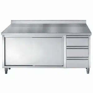 Combisteel – 700 ARBEJDSBORD SKYDEDØRE SKUFFE OPKANT 2000
