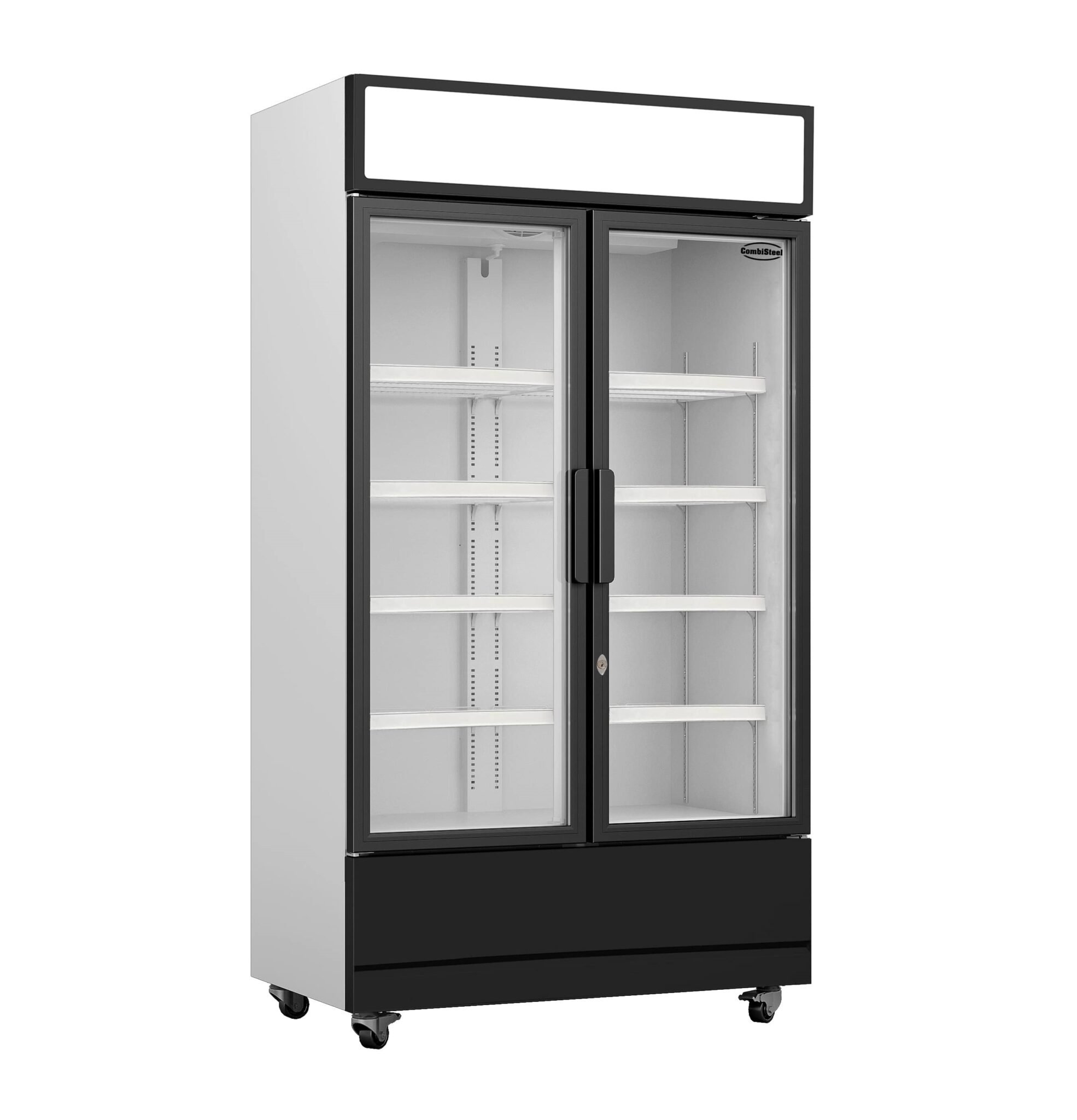 Combisteel – KØLESKAB 2 GLASDØRE FCU-750