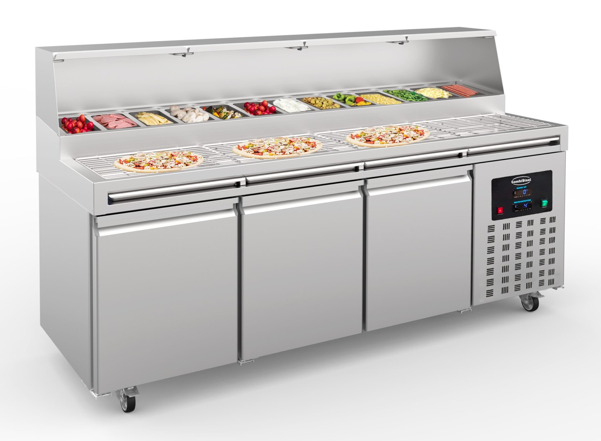 Combisteel – PIZZADISK MED 3 DØRE 13x 1/3GN BEHOLDER