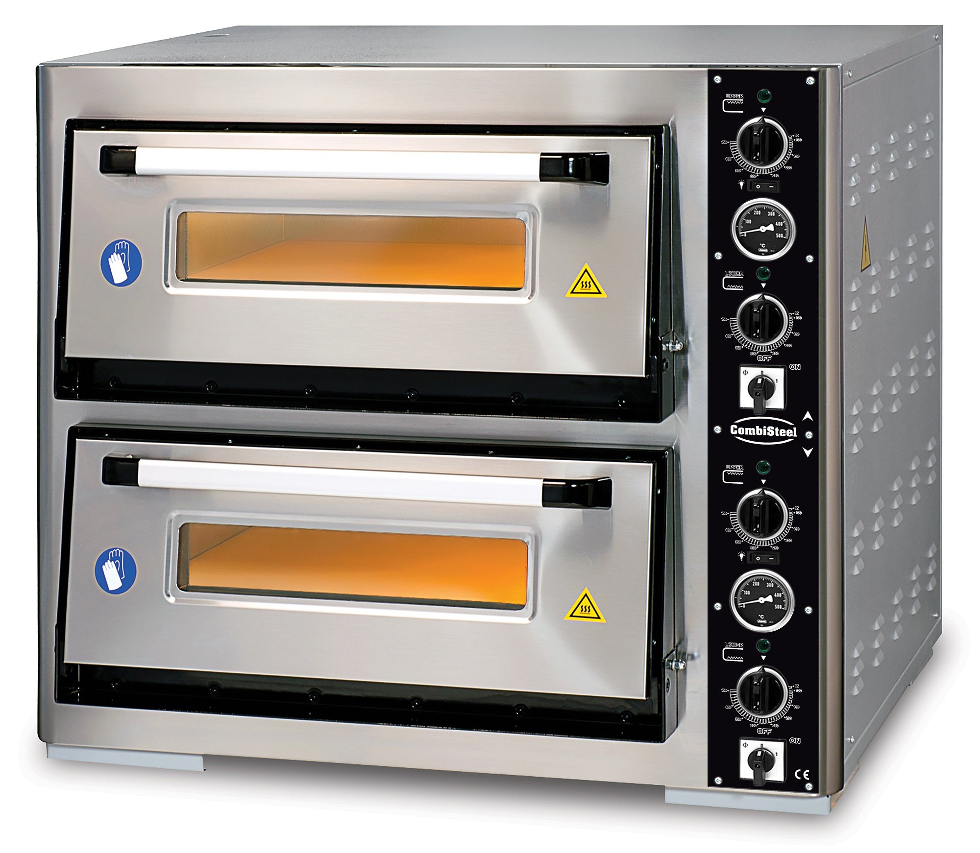 Combisteel – ELEK. PIZZAOVN DOBBELT 2 X 6