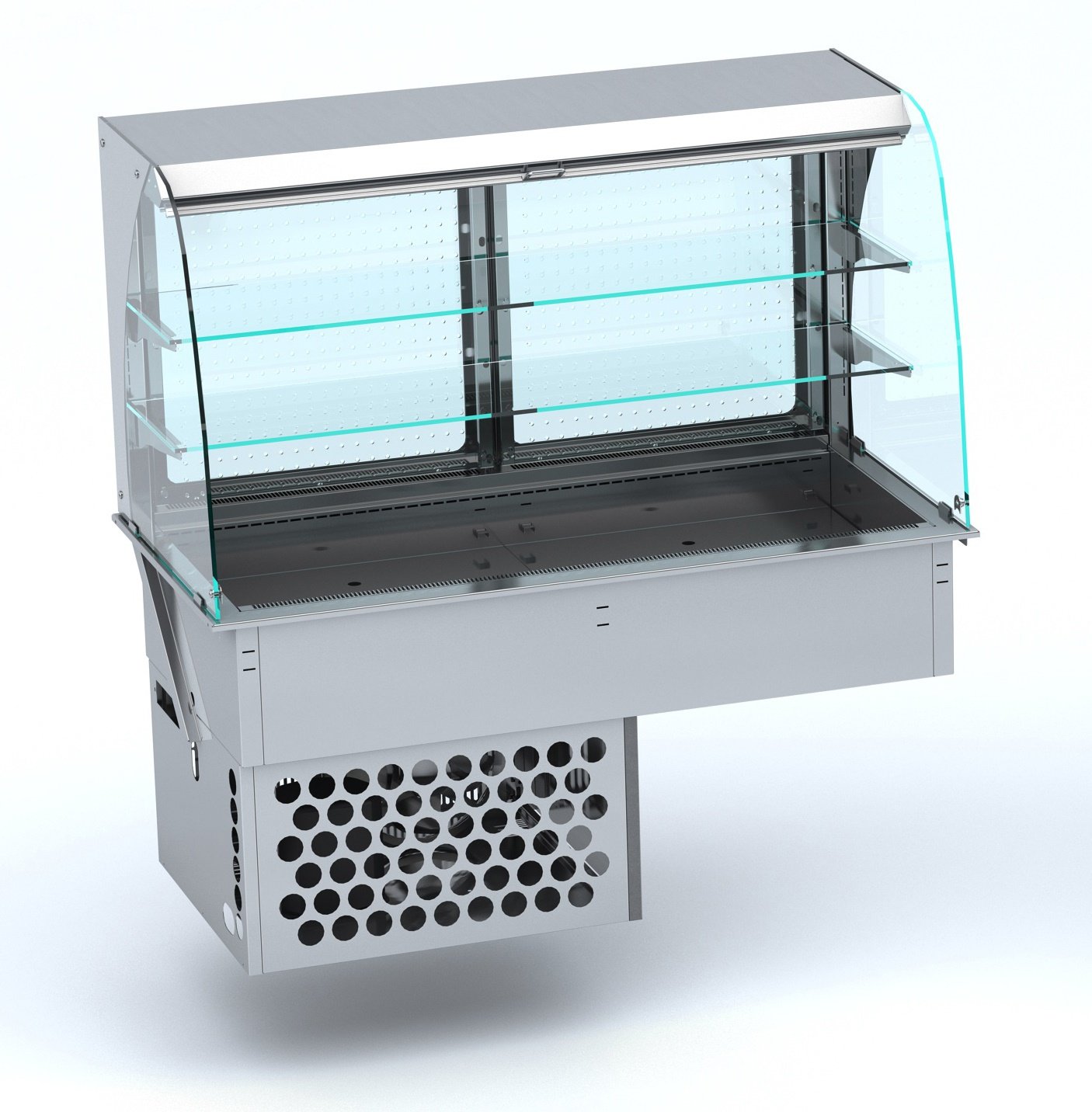 Combisteel – INDBYGGET BUET KØLEDISPLAY – RUL OP 4/1