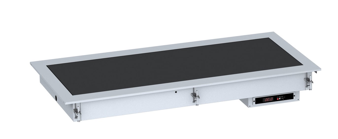 Combisteel – DROP-IN OPVARMET KERAMISK TOP 2/1 – SORT