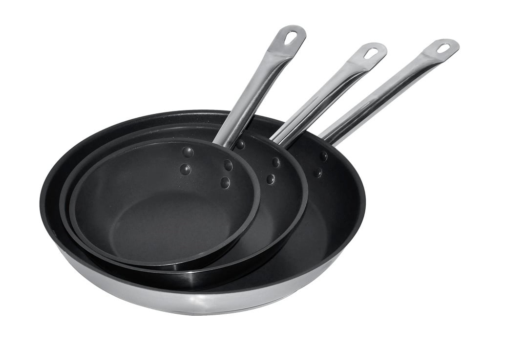 Combisteel – STÅLPANDE SS + NON-STICK BELÆGNING ø24 2,3L