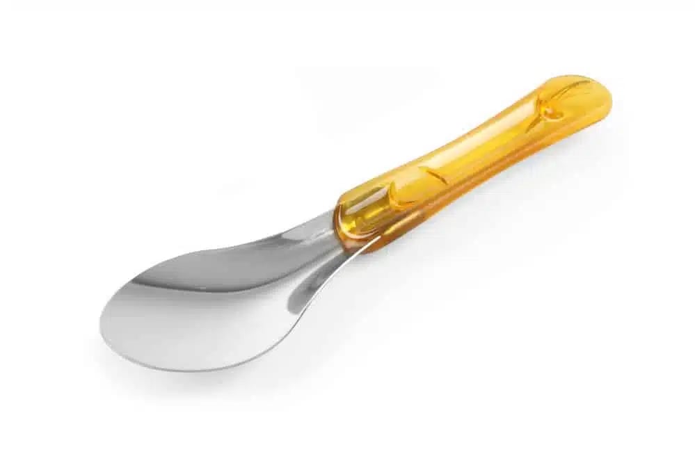Gul is-spatel i rustfrit stål med tritan håndtag, 260mm