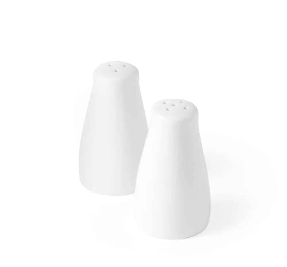 Krydderisæt: salt, peber & tandstikholder, ø42x(h)80mm