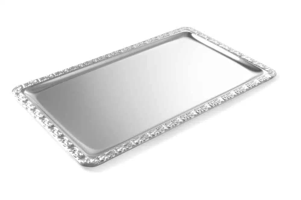 Banketbakke GN 1/1 med dekorativ kant, 530x325mm, rustfrit stål