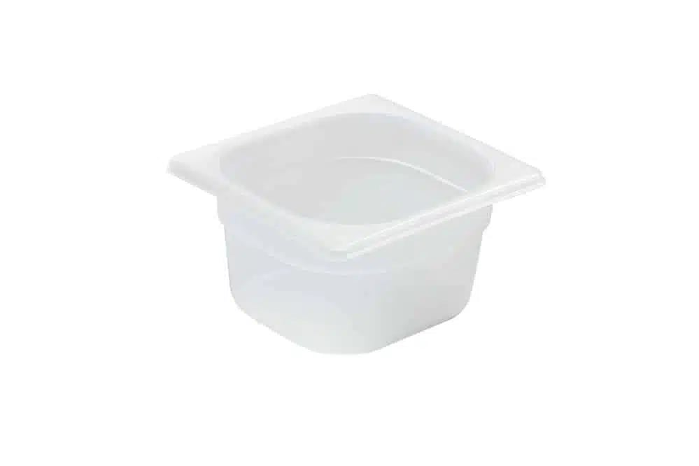 GN 1/6 Beholder i polypropylen, Profi Line, 1,6L, Transparent, 176x162x(H)100mm