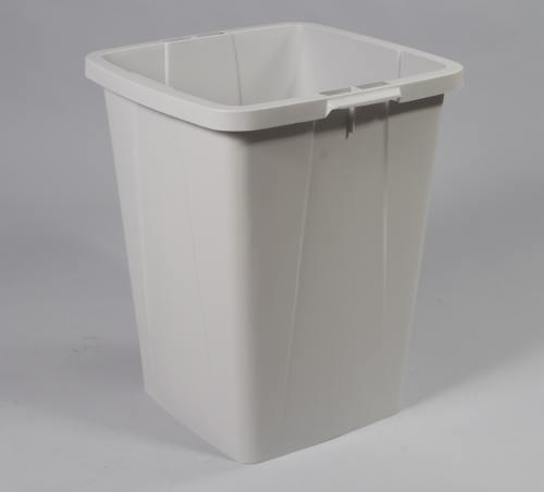 Beholder grå 90L plast u/låg