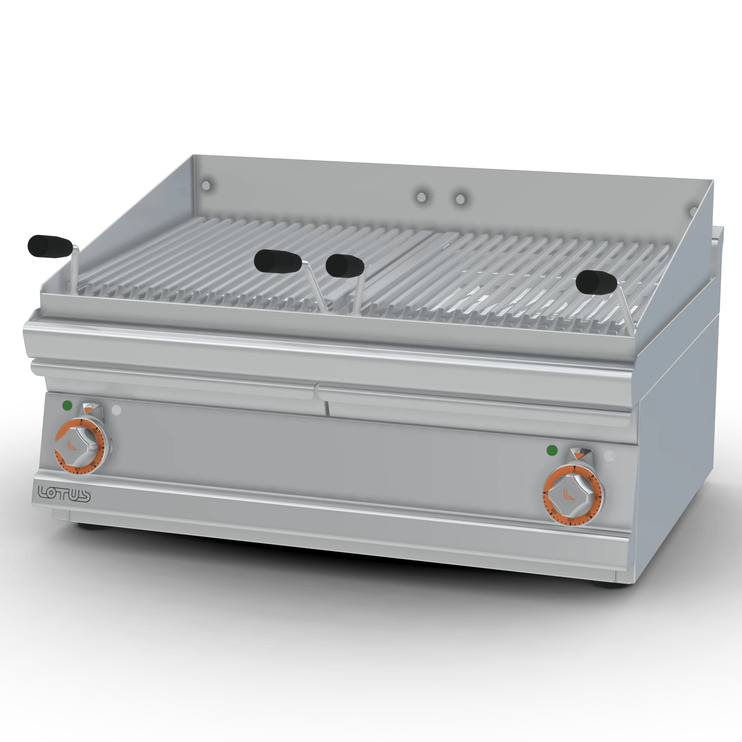 MAGICLOTUS 60 Professionel Elektrisk Grill 9,6 kW Med 2 Rustfri Grillområder – CWT-68ET