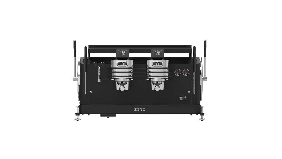 Front View Zero Classic Total Dark Espresso Machine