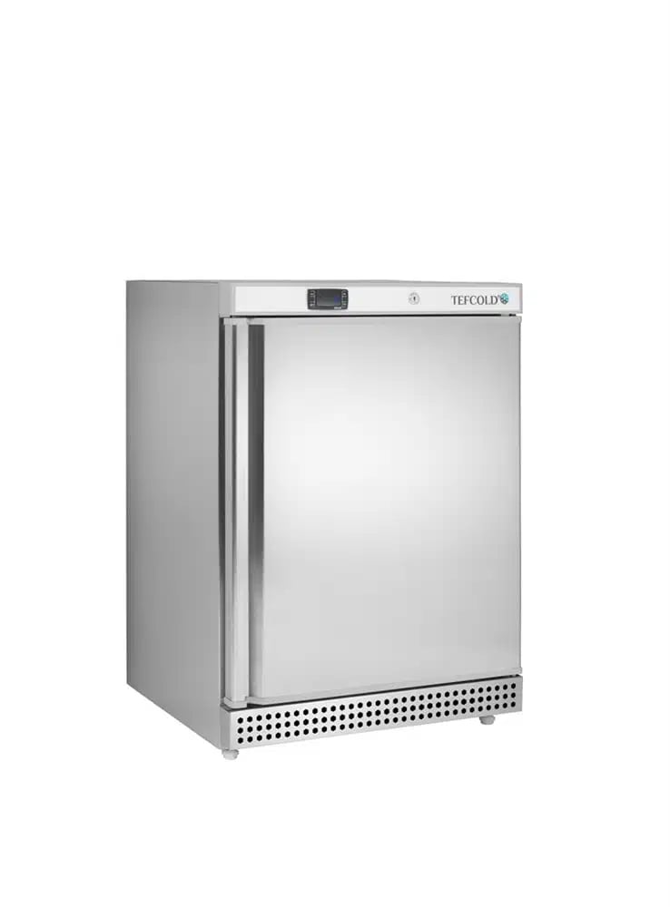 UR200S Rustfrit Stål Lagerkøleskab, 130 Liter
