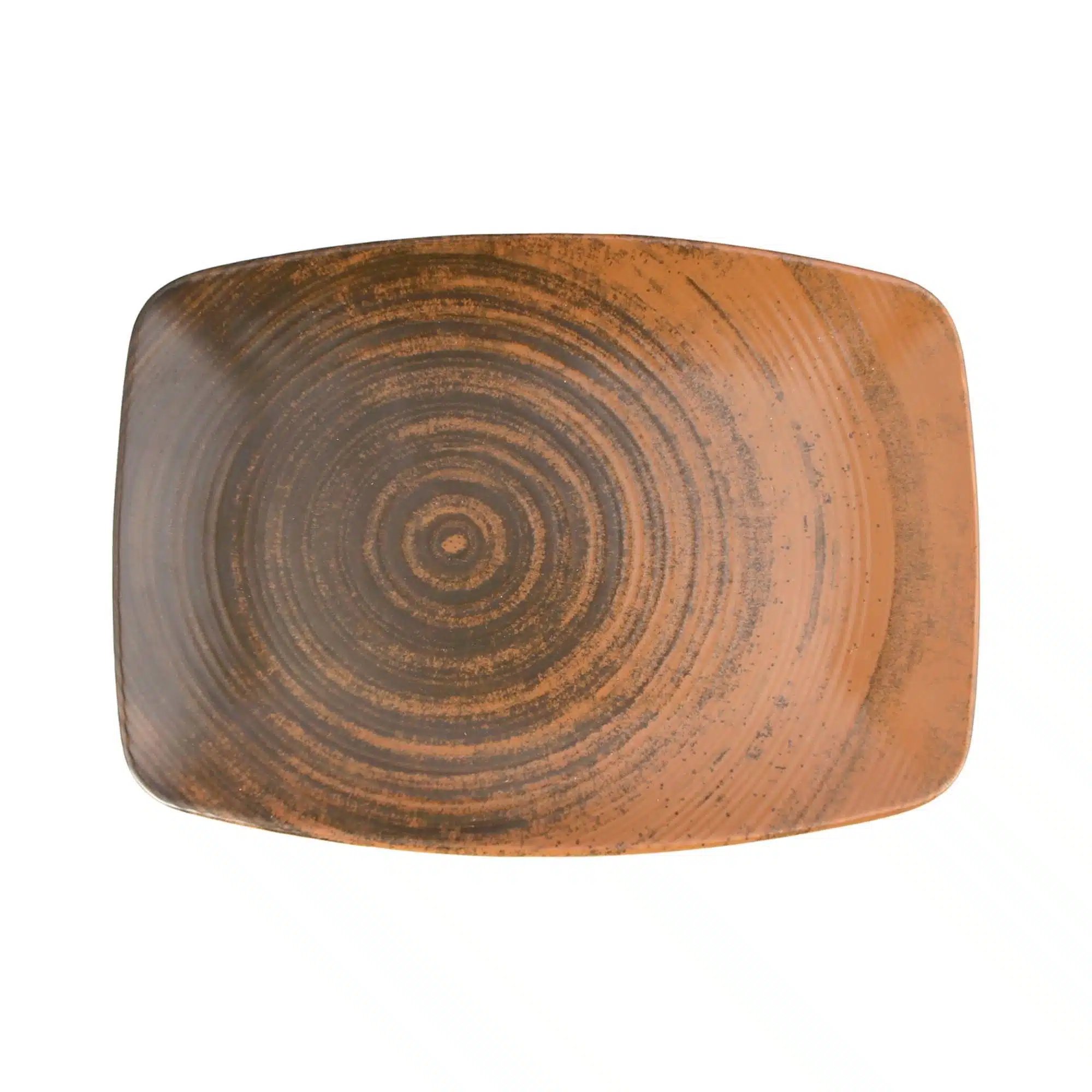 Lykke Brown oval tallerken, 270 mm