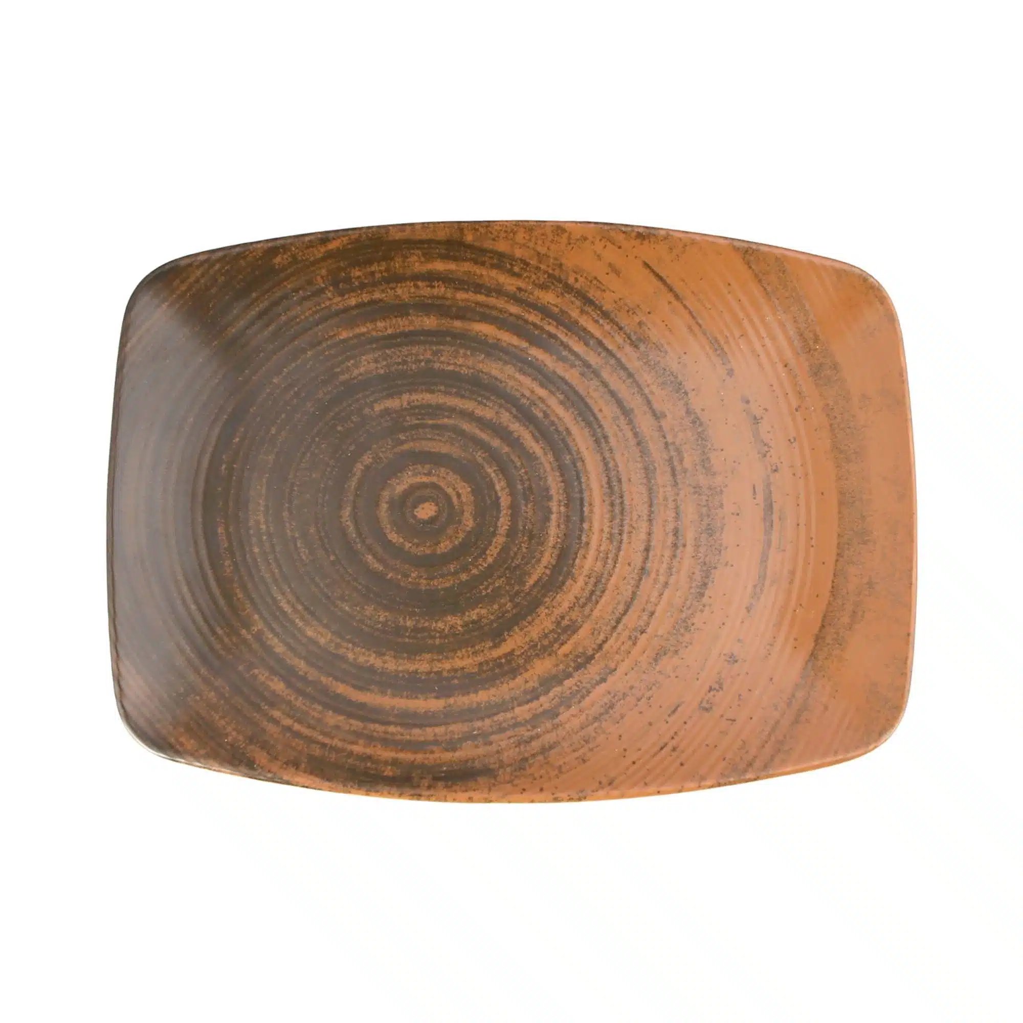Lykke Brown oval tallerken, 270 mm