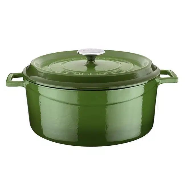 Gryde i støbejern rund dia. ( )28cm, 6700ml