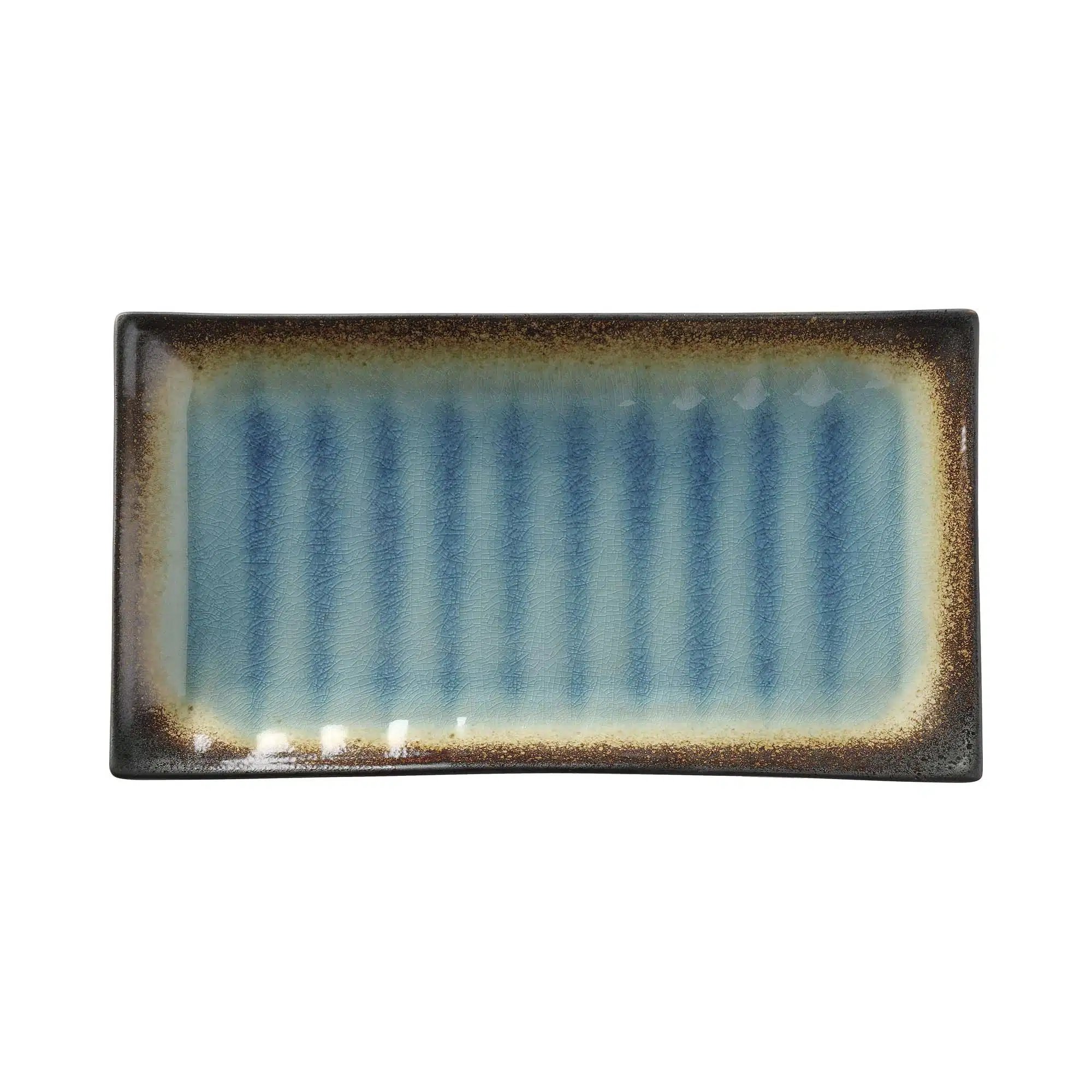 Lazur oval skål, 272x150mm