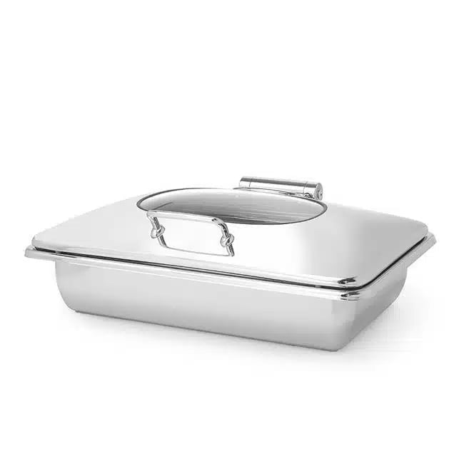 Premium varmeskål med glaslåg GN 1/1