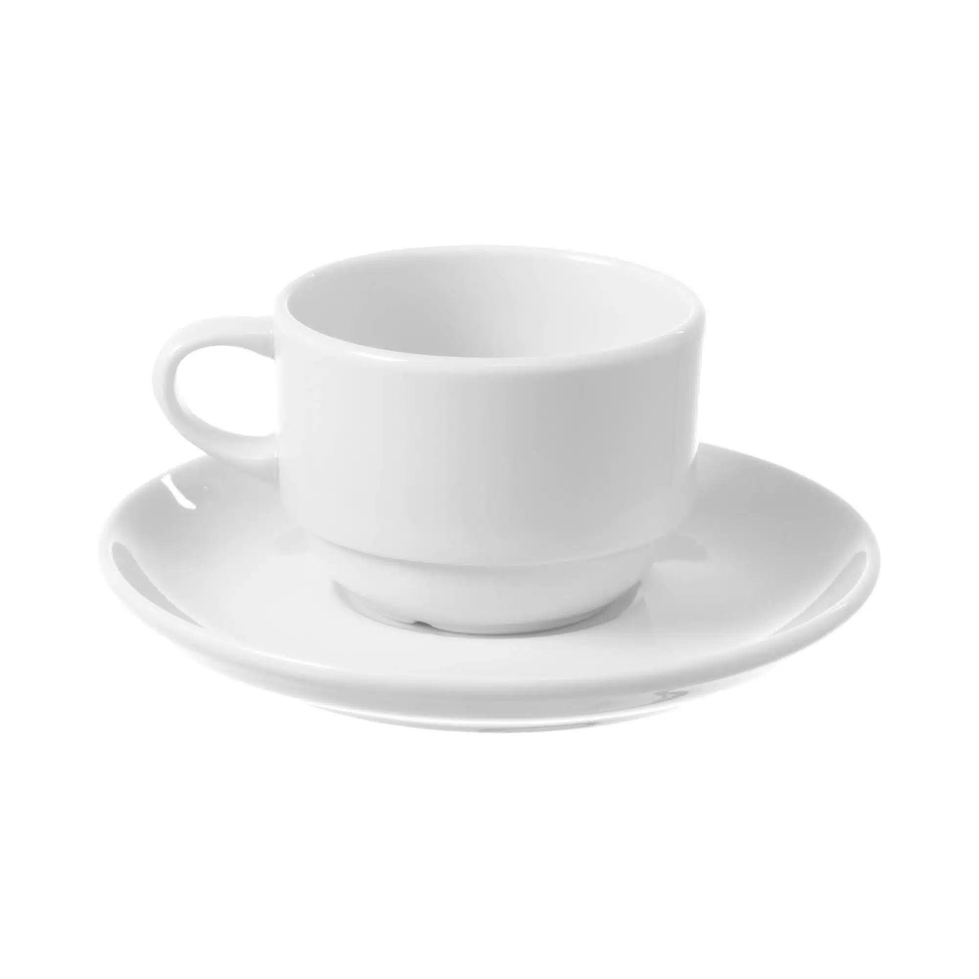 Bianco stabelbar kop med underkop, 90ml