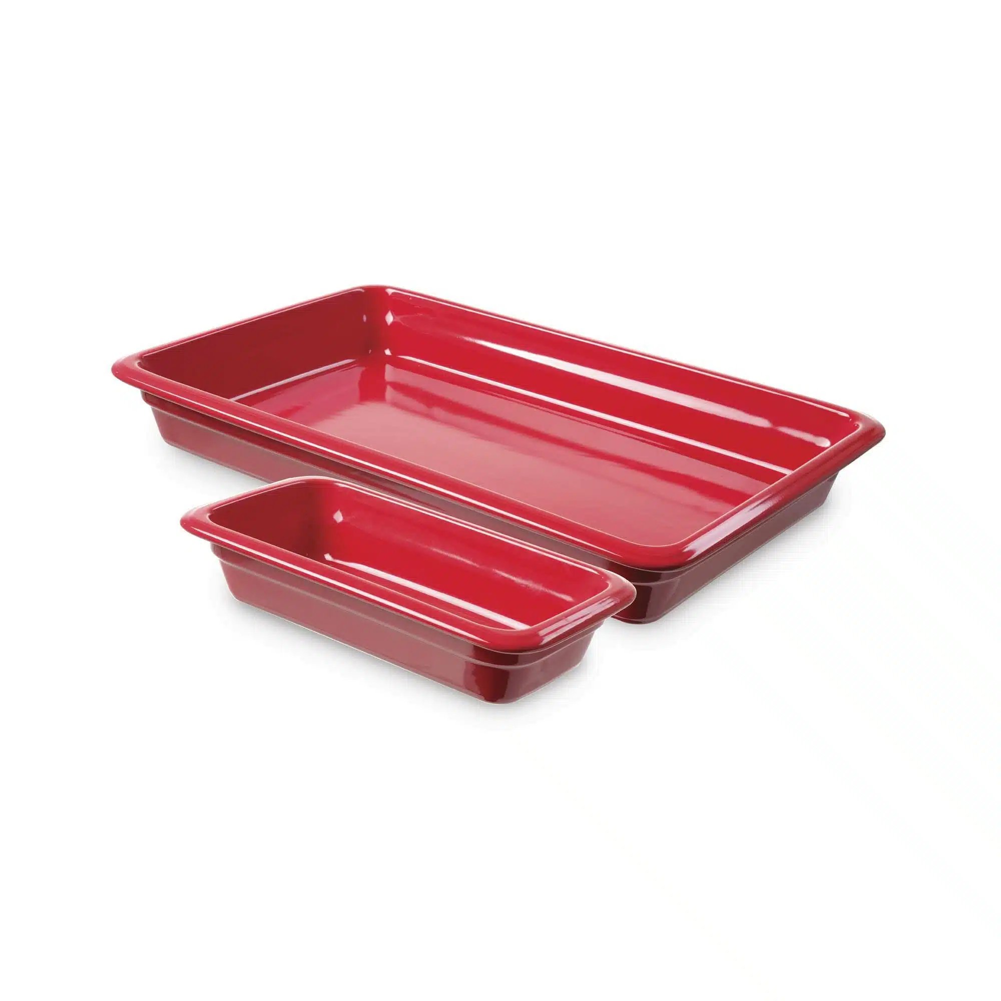 Porcelænsbeholder GN1/1 rød