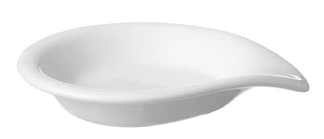 Nødvendighed drop fingerfood porcelæn skål, 90mm