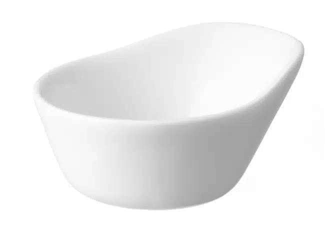 Nødvendighed porcelæn fingerfood skål, 80mm