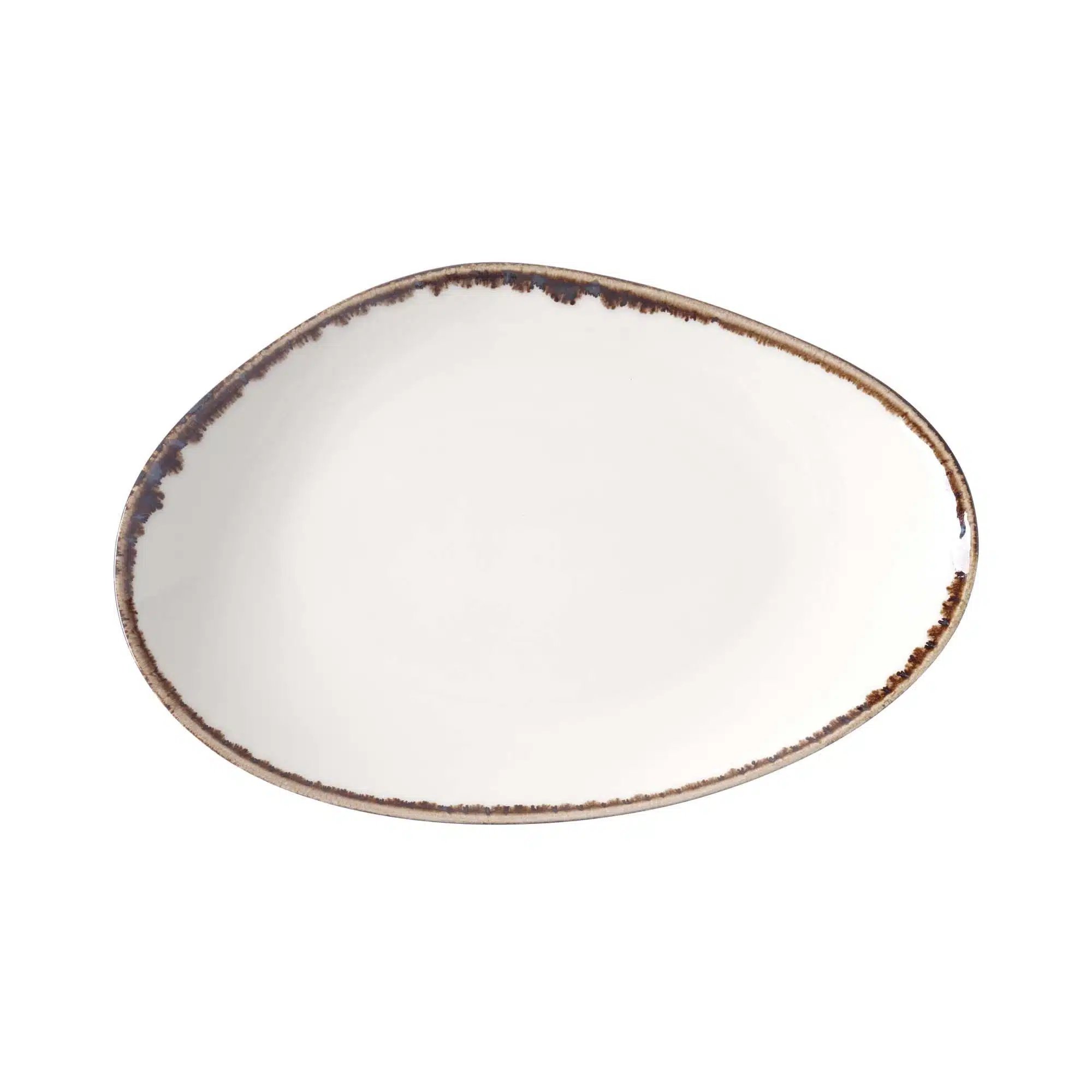 Vanilla økologisk form tallerken, 350x210mm