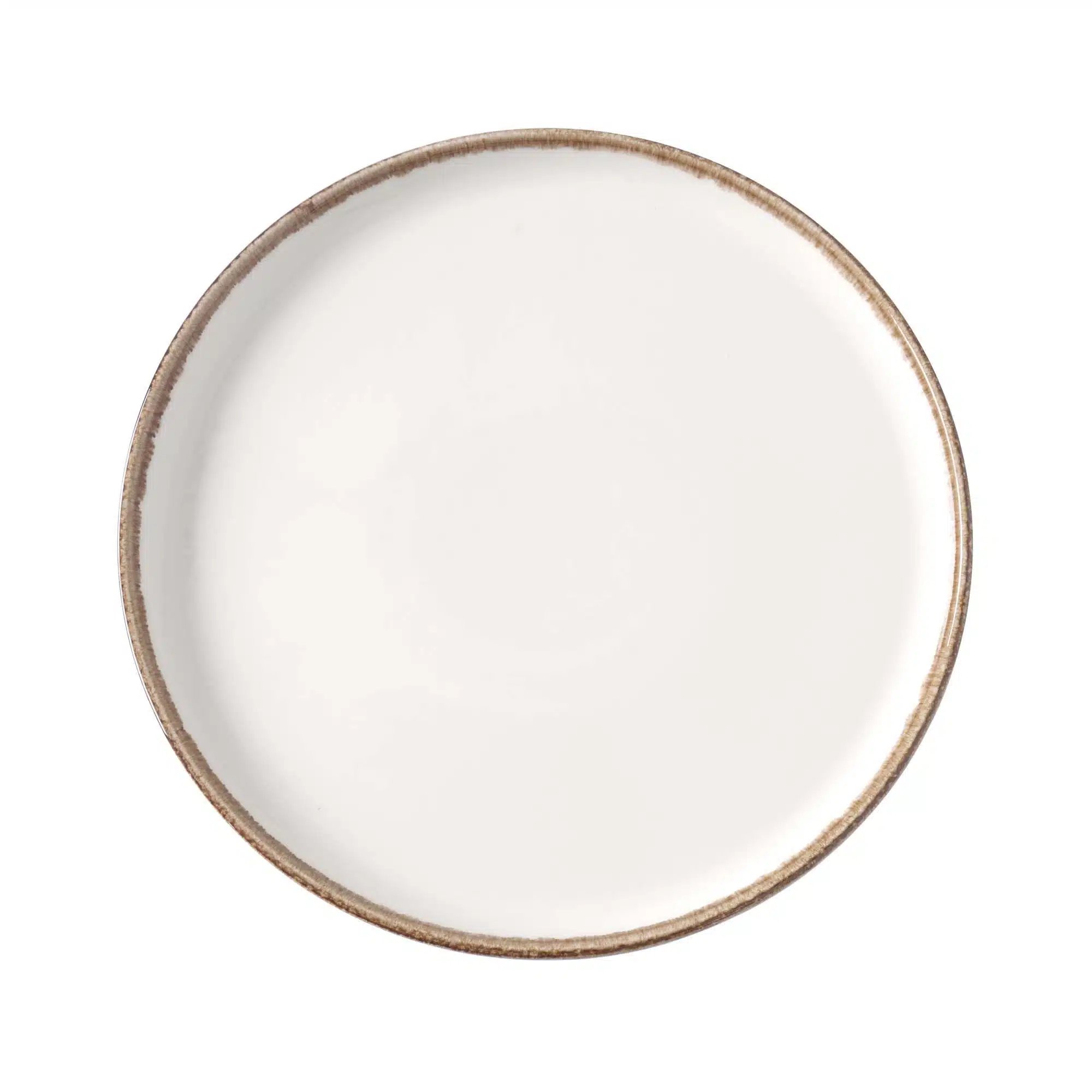 Vanilla høj kant tallerken, 210 mm