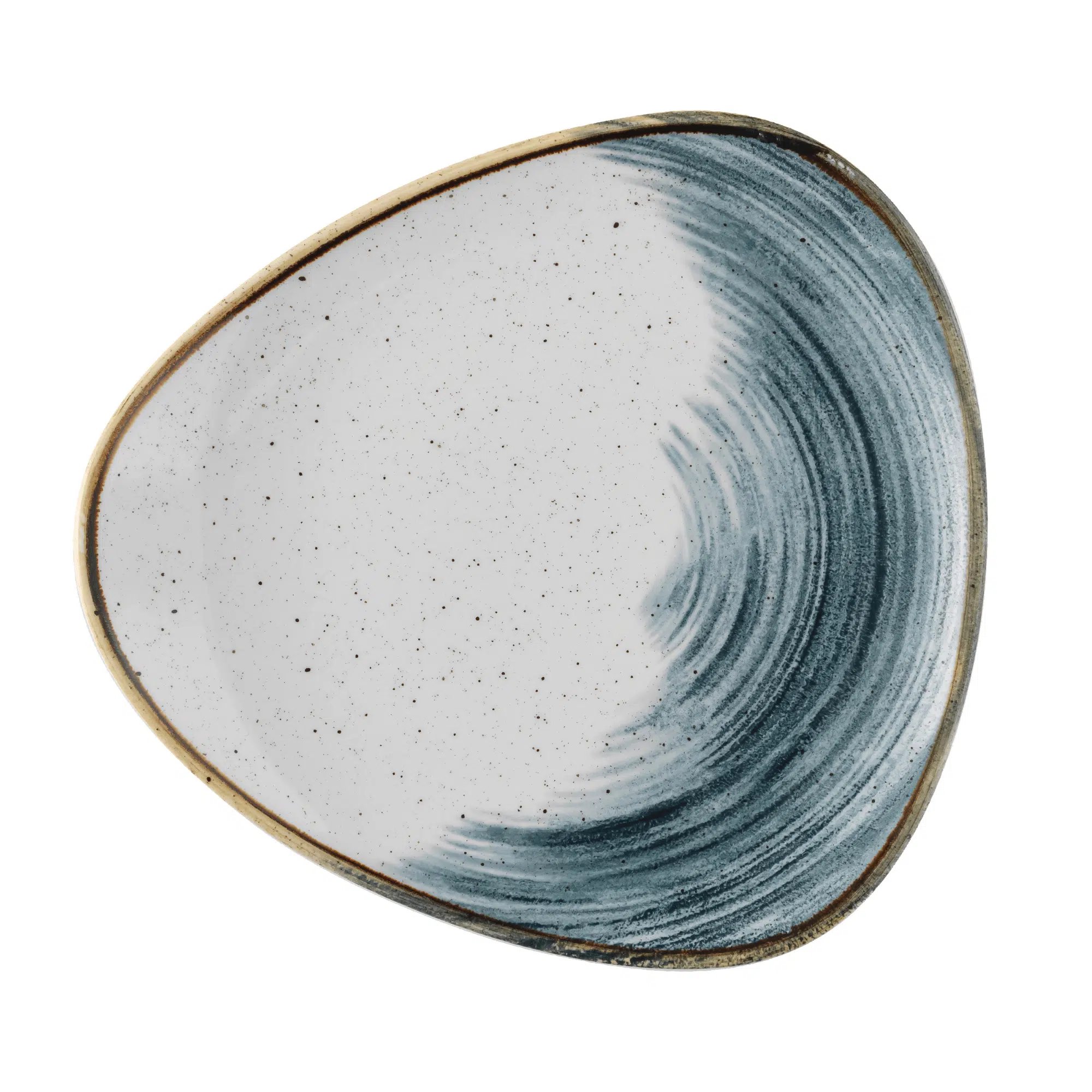 Stonecast Accents Blueberry trekantet tallerken, 229mm