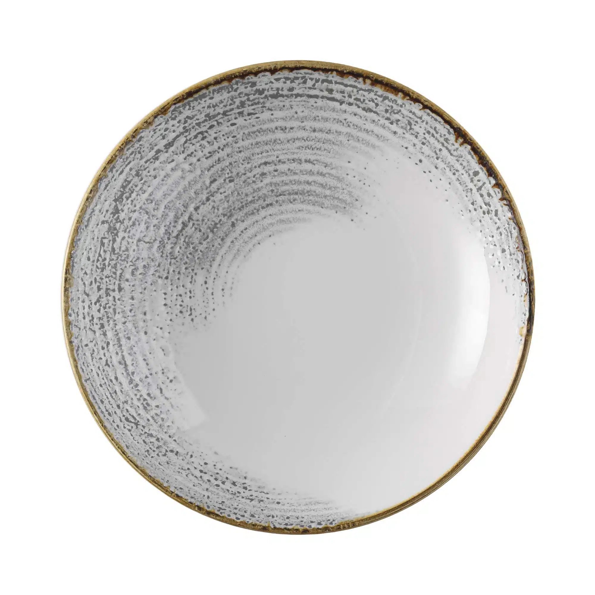Homespun Accents Jasper Grey coupe skål, 248mm