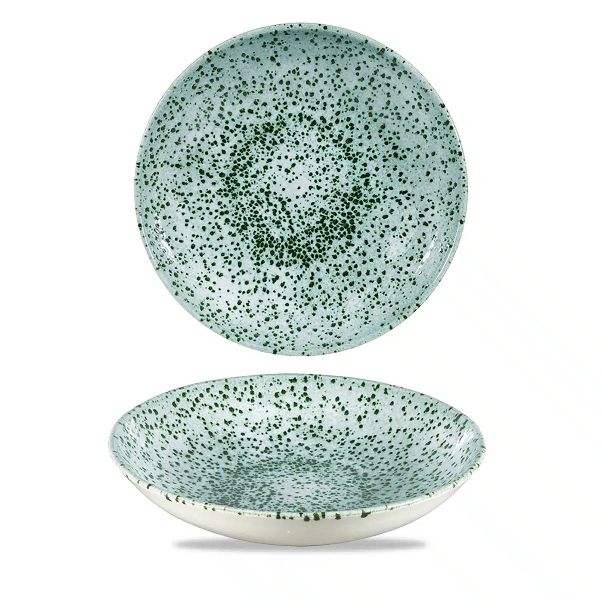Mineral Green coupe skål, 182 mm