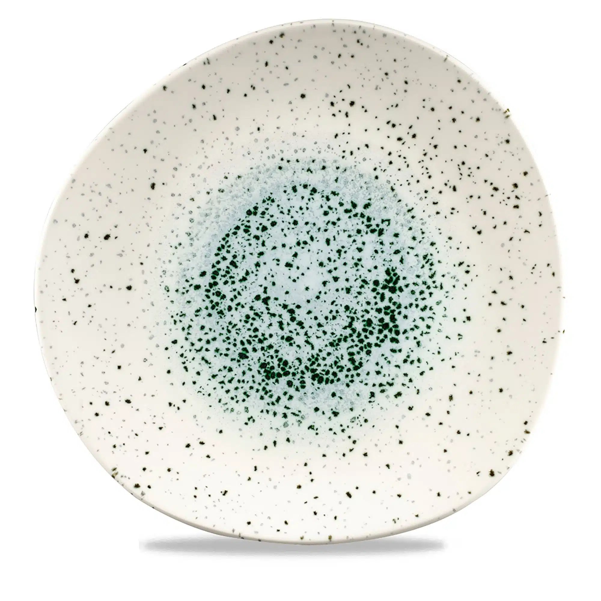Mineral Green rund spor tallerken, 210mm