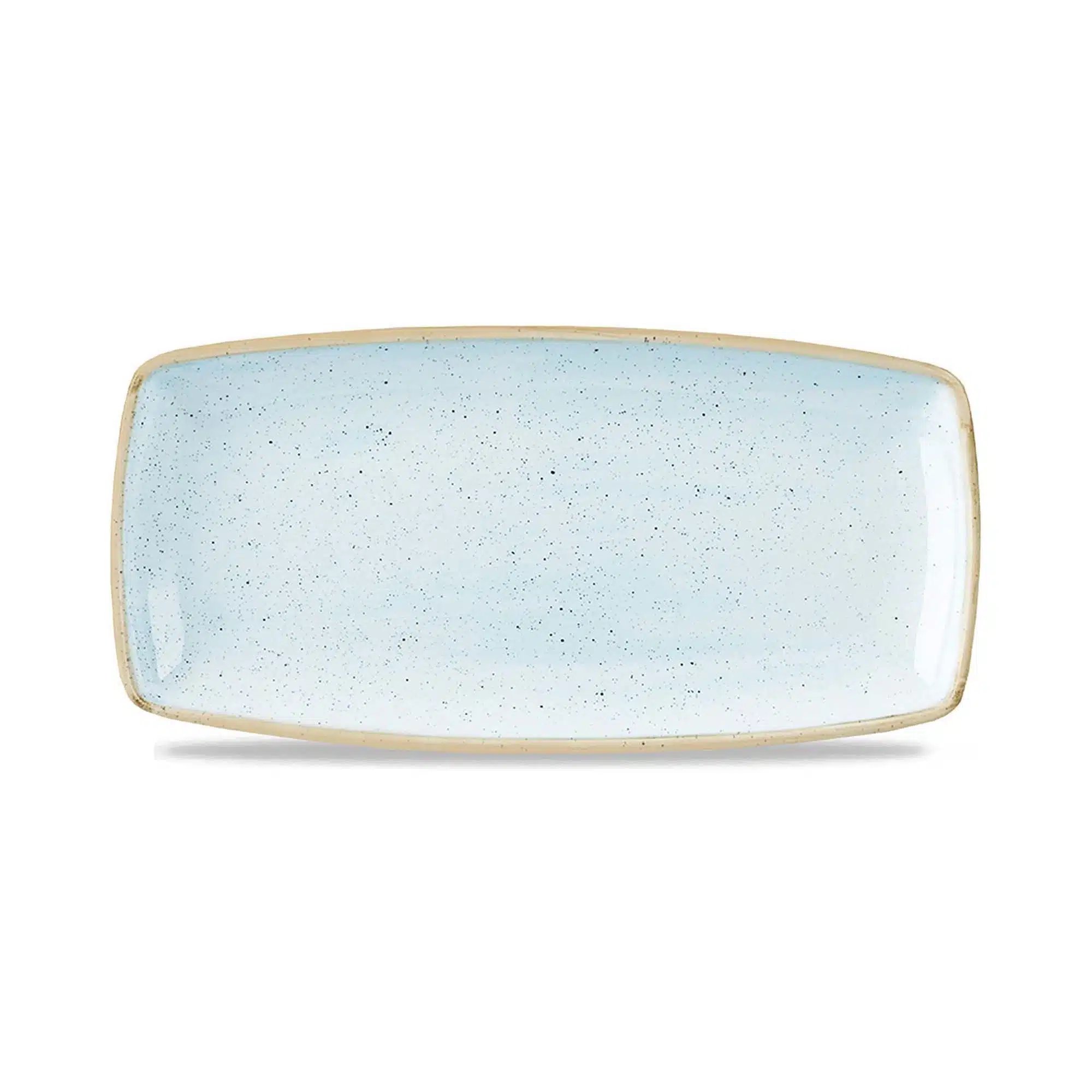 Stonecast Duck Egg aflang tallerken, 295mm