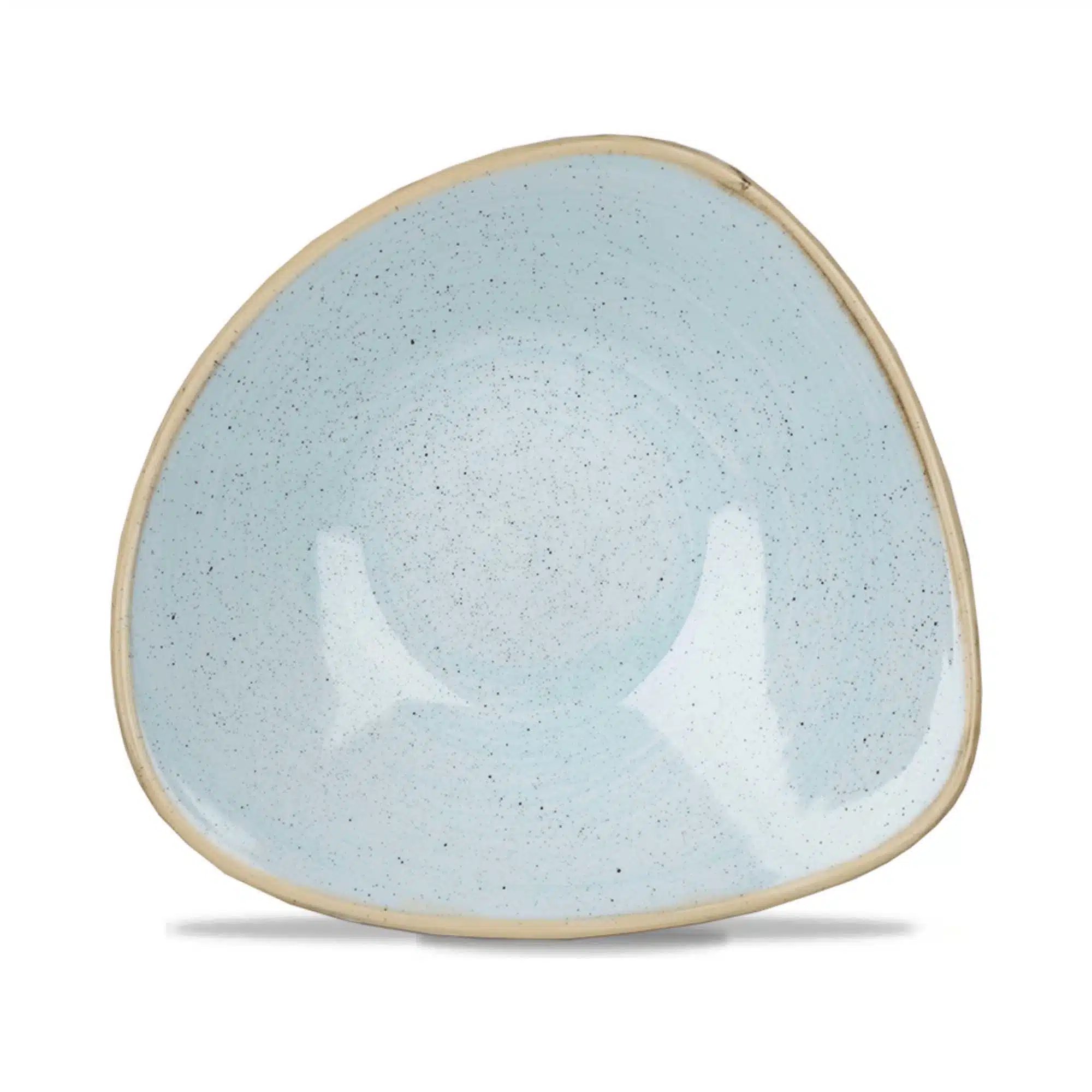 Stonecast Duck Egg trekantet skål, 185mm