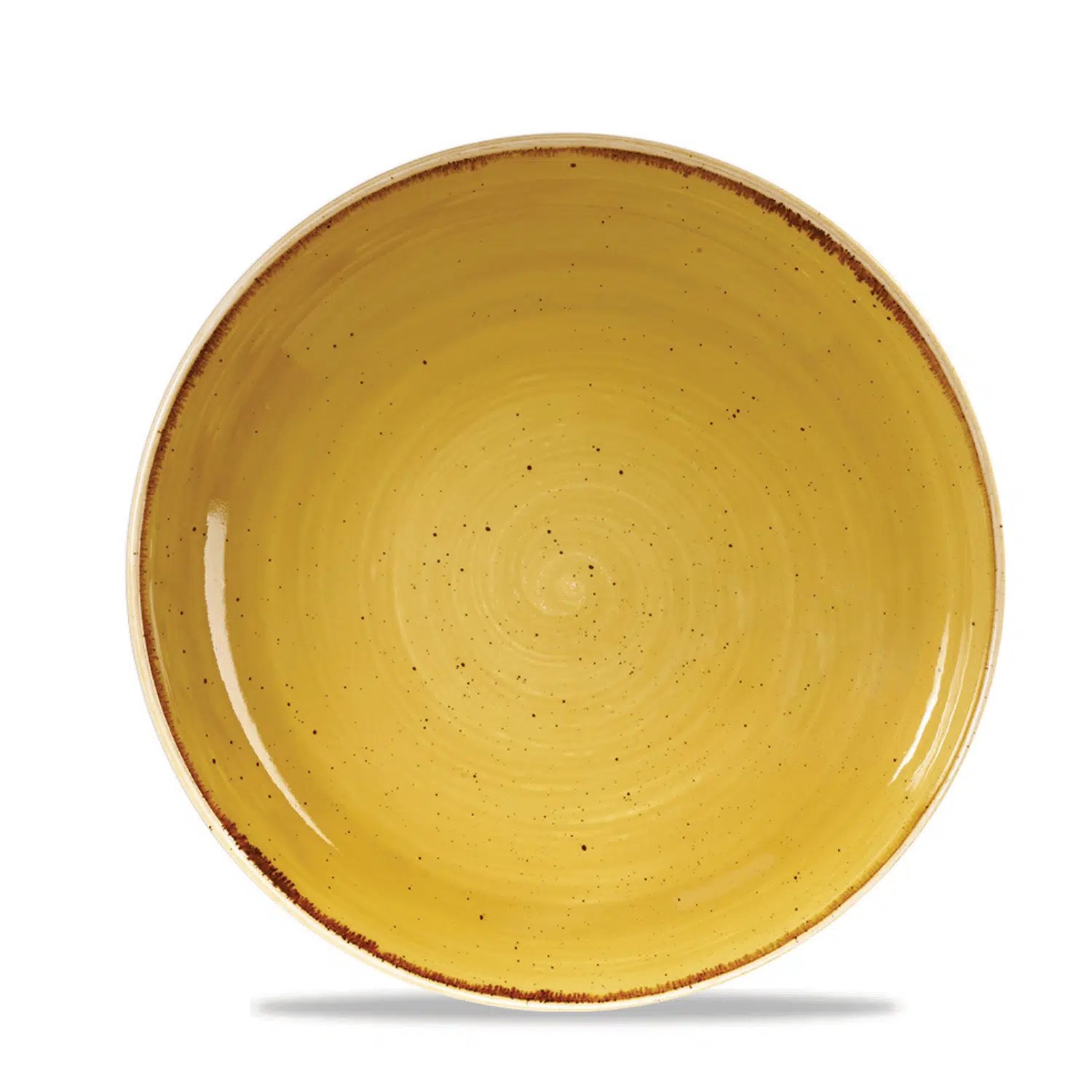Stonecast sennep coupe skål, 248mm