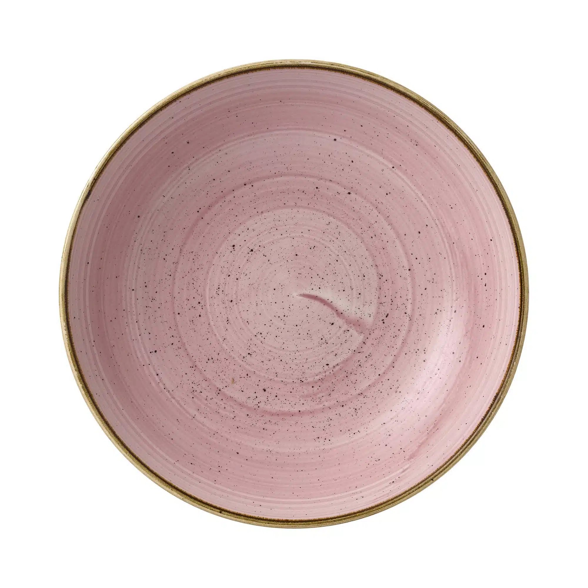 Stonecast Petal Pink coupe skål, 248 mm